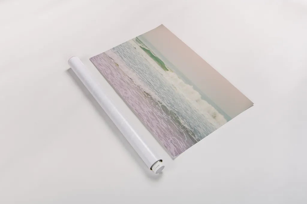 Morning Wave II by Elizabeth Urquhart. shown as a rolled paper print. Available as archival giclee rolled canvas, fine art paper, or poster print. SKU 67331i.