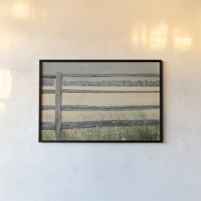 Neutral Country I by Elizabeth Urquhart. shown as a paper print in a black flame. Available as a archival giclee rolled canvas, fine art paper, or poster print. SKU 22383i.