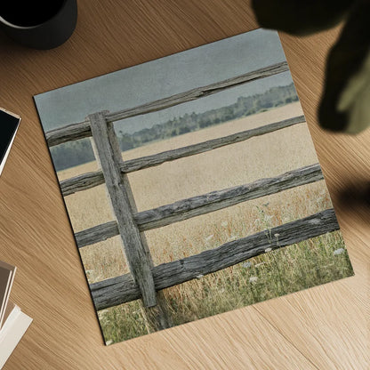 Neutral Country I Crop by Elizabeth Urquhart. Shown as a detailed flat fine art print, highlighting archival giclee quality. Available as an archival giclee rolled canvas, fine art paper, or poster print. SKU 22383a.