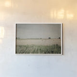 Neutral Country II by Elizabeth Urquhart. shown as a paper print in a white frame. Available as a archival giclee rolled canvas, fine art paper, or poster print. SKU 22384i.