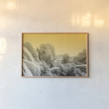 Ombre Adventure I by Elizabeth Urquhart. shown as a paper print in a natural frame. Available as a archival giclee rolled canvas, fine art paper, or poster print. SKU 33208i.