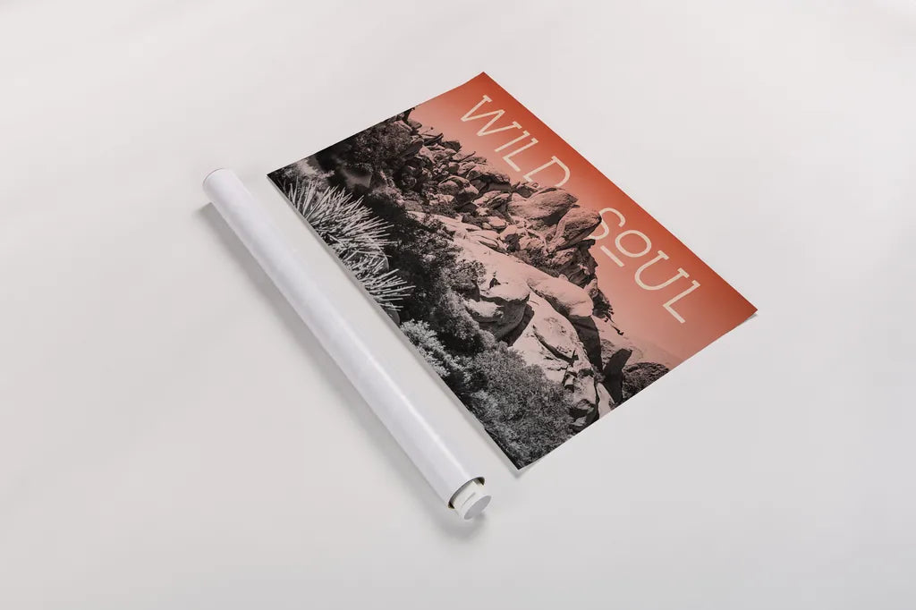 Ombre Adventure II Wild Soul by Elizabeth Urquhart. shown as a rolled paper print. Available as archival giclee rolled canvas, fine art paper, or poster print. SKU 34483i.