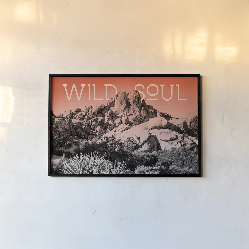 Ombre Adventure II Wild Soul by Elizabeth Urquhart. shown as a paper print in a black flame. Available as a archival giclee rolled canvas, fine art paper, or poster print. SKU 34483i.