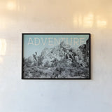 Ombre Adventure III Adventure by Elizabeth Urquhart. shown as a paper print in a black flame. Available as a archival giclee rolled canvas, fine art paper, or poster print. SKU 34484i.