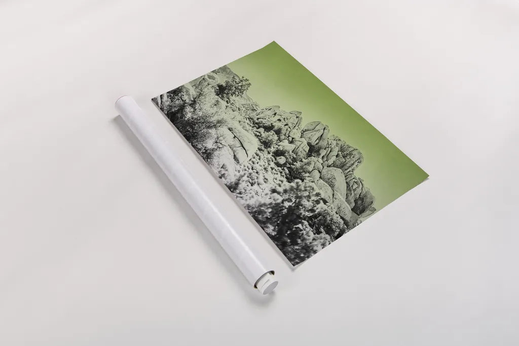 Ombre Adventure V by Elizabeth Urquhart. shown as a rolled paper print. Available as archival giclee rolled canvas, fine art paper, or poster print. SKU 33212i.