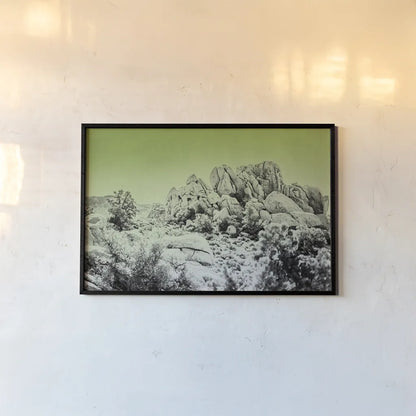 Ombre Adventure V by Elizabeth Urquhart. shown as a paper print in a black flame. Available as a archival giclee rolled canvas, fine art paper, or poster print. SKU 33212i.