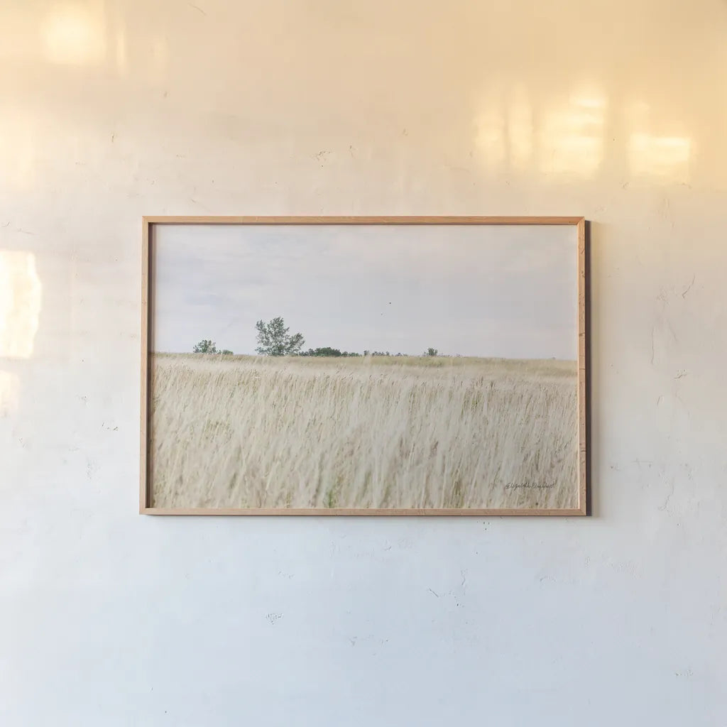 On the Edge II by Elizabeth Urquhart. shown as a paper print in a natural frame. Available as a archival giclee rolled canvas, fine art paper, or poster print. SKU 74447i.