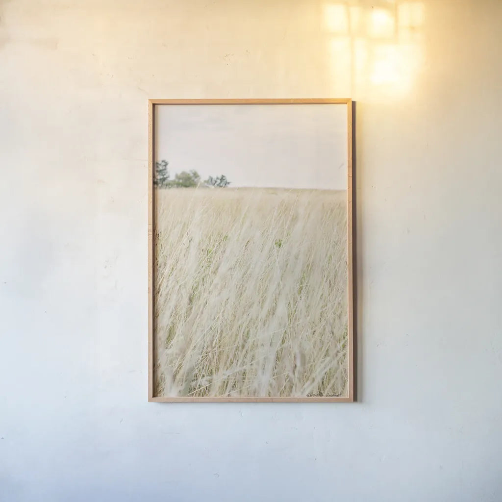 On the Edge III by Elizabeth Urquhart. shown as a paper print in a natural frame. Available as a archival giclee rolled canvas, fine art paper, or poster print. SKU 74448h.