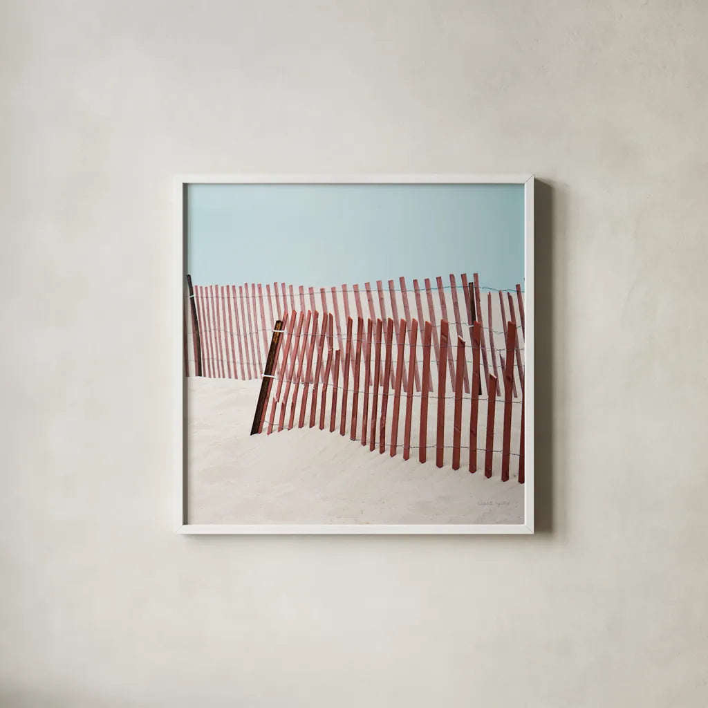 Pacific Cool III Crop by Elizabeth Urquhart. Shown in a crisp white glass frame for a clean and minimalist style. Available as an archival giclee rolled canvas, fine art paper, or poster print. SKU 25522a.