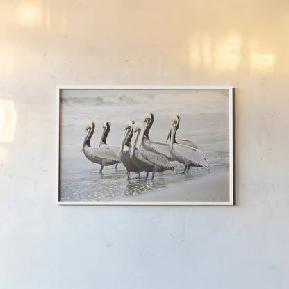 Pacific Cool IV by Elizabeth Urquhart. shown as a paper print in a white frame. Available as a archival giclee rolled canvas, fine art paper, or poster print. SKU 25523i.