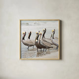 Pacific Cool IV Crop by Elizabeth Urquhart. Shown in a natural wood glass frame for a timeless modern aesthetic. Available as an archival giclee rolled canvas, fine art paper, or poster print. SKU 25523a.