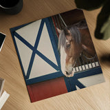 Patriotic Pony I Crop by Elizabeth Urquhart. Shown as a detailed flat fine art print, highlighting archival giclee quality. Available as an archival giclee rolled canvas, fine art paper, or poster print. SKU 23780a.