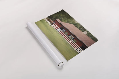 Patriotic Pony II by Elizabeth Urquhart. shown as a rolled paper print. Available as archival giclee rolled canvas, fine art paper, or poster print. SKU 23781i.