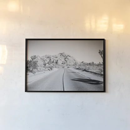 Road Trip I by Elizabeth Urquhart. shown as a paper print in a black flame. Available as a archival giclee rolled canvas, fine art paper, or poster print. SKU 50737i.