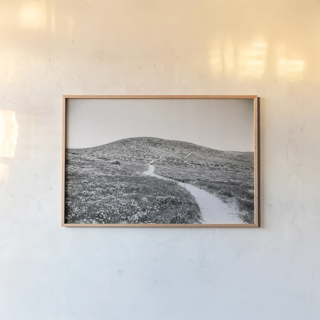 Road Trip V by Elizabeth Urquhart. shown as a paper print in a natural frame. Available as a archival giclee rolled canvas, fine art paper, or poster print. SKU 50741i.