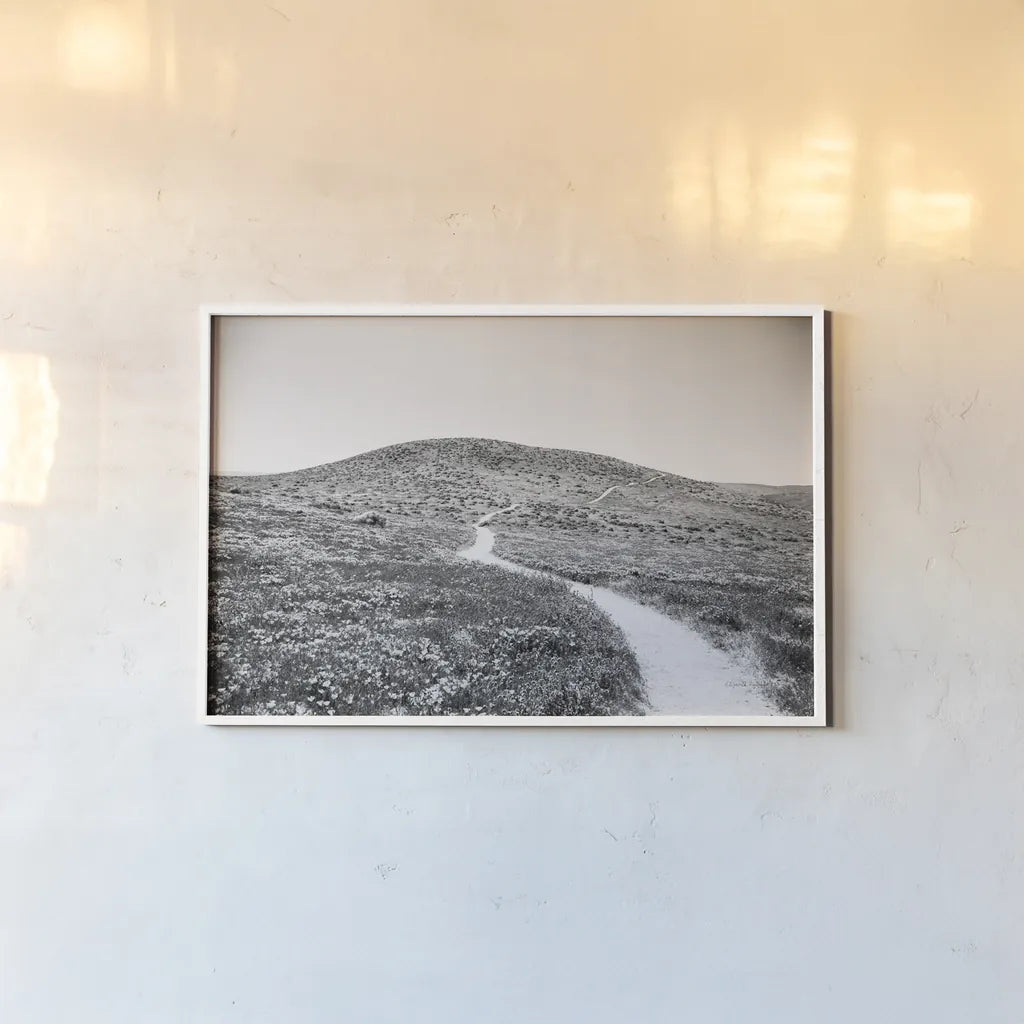 Road Trip V by Elizabeth Urquhart. shown as a paper print in a white frame. Available as a archival giclee rolled canvas, fine art paper, or poster print. SKU 50741i.
