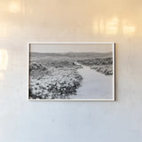 Road Trip VI by Elizabeth Urquhart. shown as a paper print in a white frame. Available as a archival giclee rolled canvas, fine art paper, or poster print. SKU 50742i.