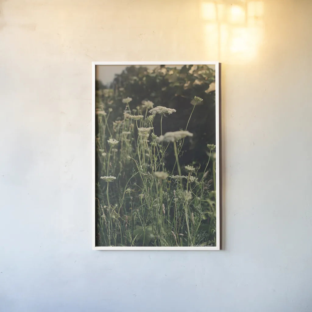 Running Wild II by Elizabeth Urquhart. shown as a paper print in a white frame. Available as a archival giclee rolled canvas, fine art paper, or poster print. SKU 74450h.