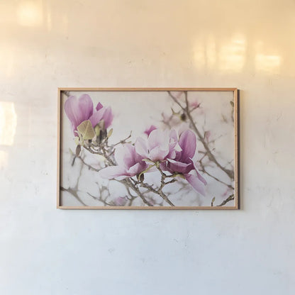 Spring is In the Air III by Elizabeth Urquhart. shown as a paper print in a natural frame. Available as a archival giclee rolled canvas, fine art paper, or poster print. SKU 25514i.