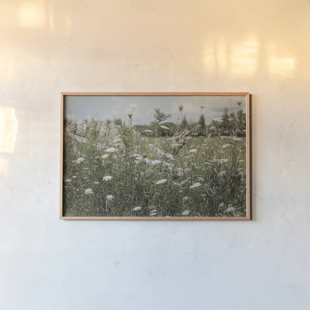 Sun Drenched III by Elizabeth Urquhart. shown as a paper print in a natural frame. Available as a archival giclee rolled canvas, fine art paper, or poster print. SKU 50761i.