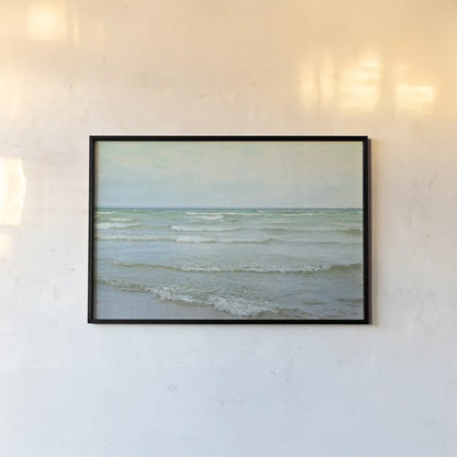 The Tide I by Elizabeth Urquhart. shown as a paper print in a black flame. Available as a archival giclee rolled canvas, fine art paper, or poster print. SKU 17682i.