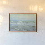 The Tide I by Elizabeth Urquhart. shown as a paper print in a natural frame. Available as a archival giclee rolled canvas, fine art paper, or poster print. SKU 17682i.