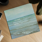 The Tide I Square by Elizabeth Urquhart. Shown as a detailed flat fine art print, highlighting archival giclee quality. Available as an archival giclee rolled canvas, fine art paper, or poster print. SKU 17682a.