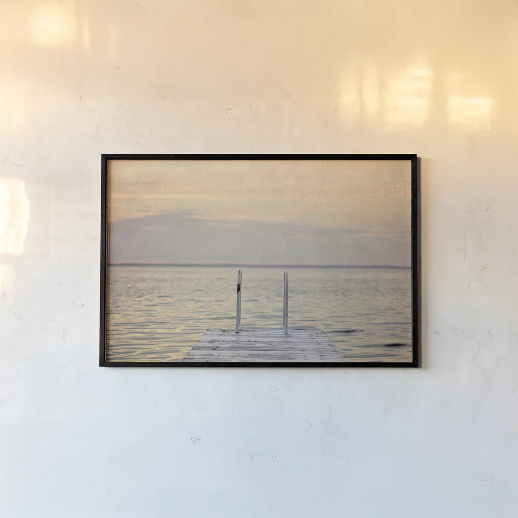 To the Water II by Elizabeth Urquhart. shown as a paper print in a black flame. Available as a archival giclee rolled canvas, fine art paper, or poster print. SKU 33853i.