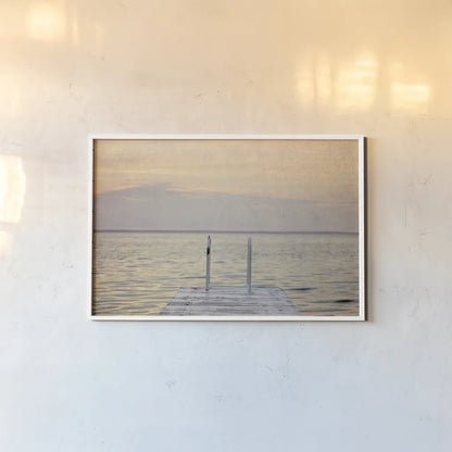 To the Water II by Elizabeth Urquhart. shown as a paper print in a white frame. Available as a archival giclee rolled canvas, fine art paper, or poster print. SKU 33853i.