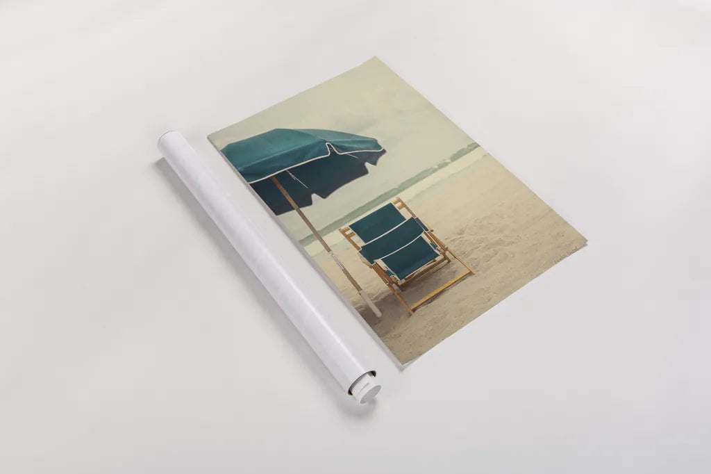 Under the Umbrella II by Elizabeth Urquhart. shown as a rolled paper print. Available as archival giclee rolled canvas, fine art paper, or poster print. SKU 33207h.