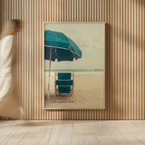 Under the Umbrella II by Elizabeth Urquhart. shown as over sized large wall art. Available as an archival giclee rolled canvas, fine art paper, or poster print. SKU 33207h.