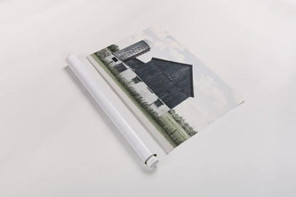 Weathered III Navy Wood by Elizabeth Urquhart. shown as a rolled paper print. Available as archival giclee rolled canvas, fine art paper, or poster print. SKU 56049i.