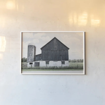 Weathered III Navy Wood by Elizabeth Urquhart. shown as a paper print in a white frame. Available as a archival giclee rolled canvas, fine art paper, or poster print. SKU 56049i.