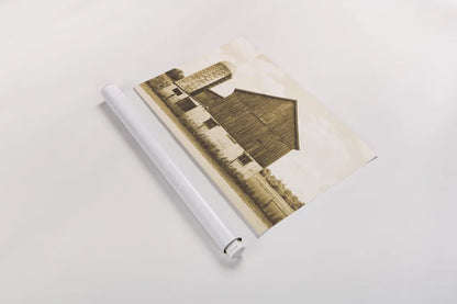 Weathered III Sepia by Elizabeth Urquhart. shown as a rolled paper print. Available as archival giclee rolled canvas, fine art paper, or poster print. SKU 57696i.