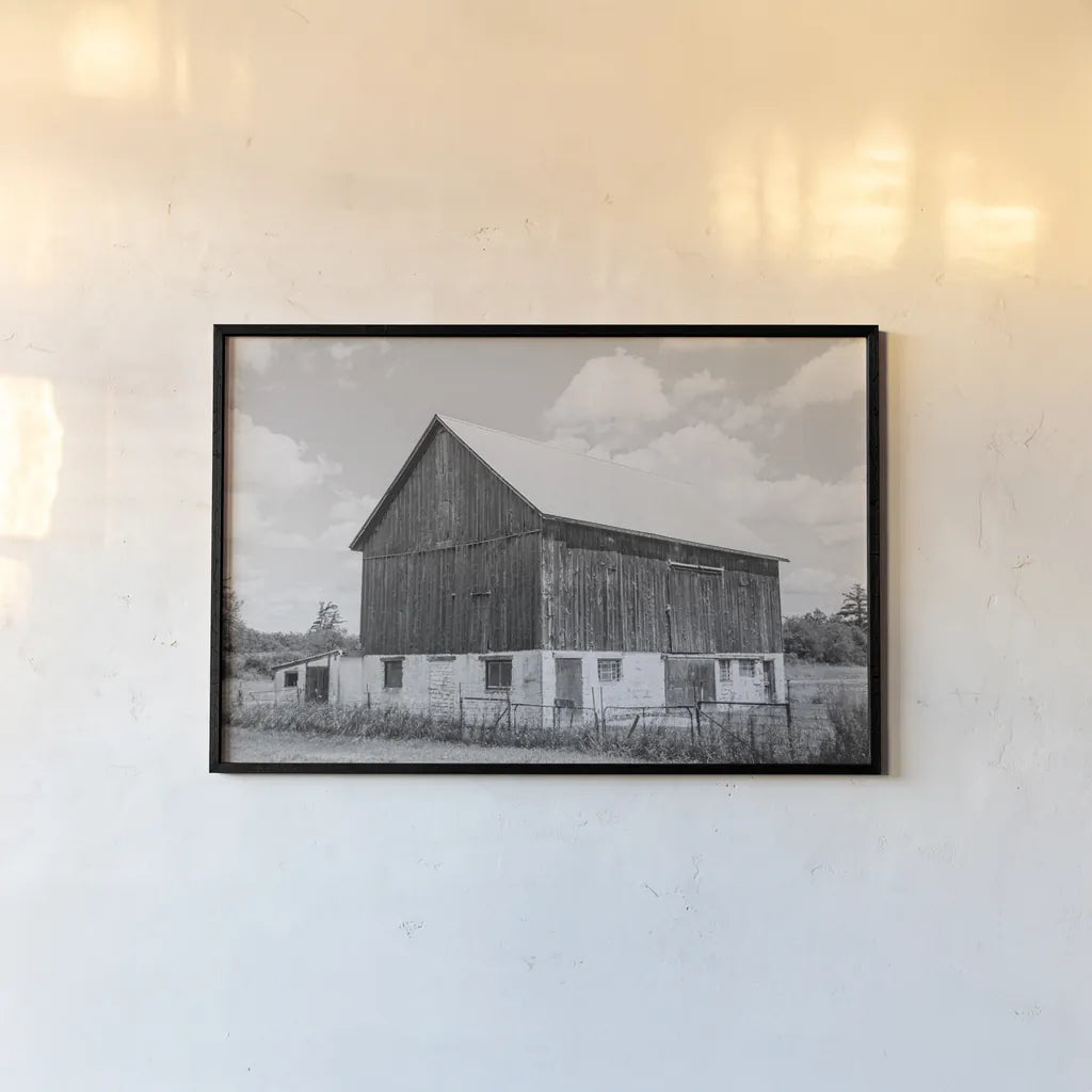 Weathered IV BW by Elizabeth Urquhart. shown as a paper print in a black flame. Available as a archival giclee rolled canvas, fine art paper, or poster print. SKU 56048i.