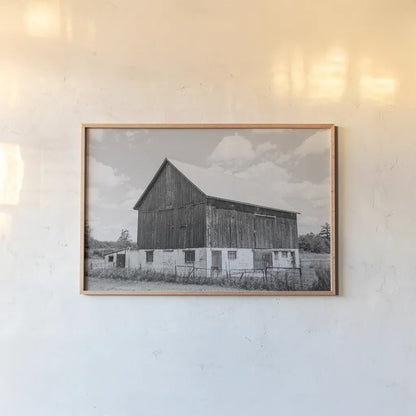 Weathered IV BW by Elizabeth Urquhart. shown as a paper print in a natural frame. Available as a archival giclee rolled canvas, fine art paper, or poster print. SKU 56048i.
