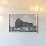 Weathered IV BW by Elizabeth Urquhart. shown as a paper print in a white frame. Available as a archival giclee rolled canvas, fine art paper, or poster print. SKU 56048i.