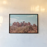 What a View II by Elizabeth Urquhart. shown as a paper print in a black flame. Available as a archival giclee rolled canvas, fine art paper, or poster print. SKU 67334i.