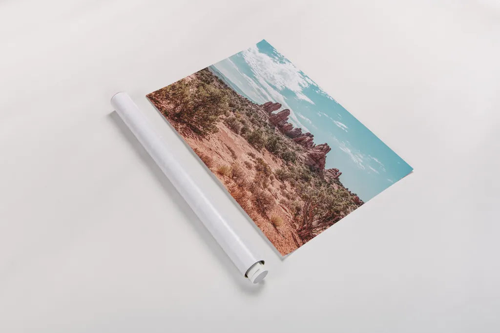 What a View III by Elizabeth Urquhart. shown as a rolled paper print. Available as archival giclee rolled canvas, fine art paper, or poster print. SKU 67335i.