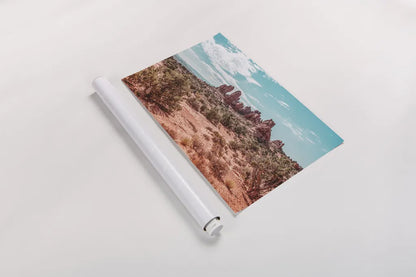 What a View III by Elizabeth Urquhart. shown as a rolled paper print. Available as archival giclee rolled canvas, fine art paper, or poster print. SKU 67335i.