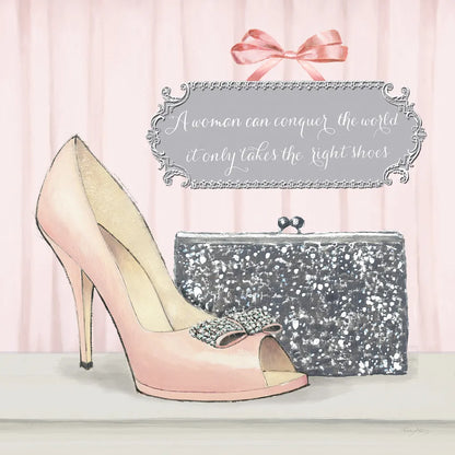 A Woman Can Conquer the World by Emily Adams. SKU 30585a. Archival Giclee Fine art print for wall decor.