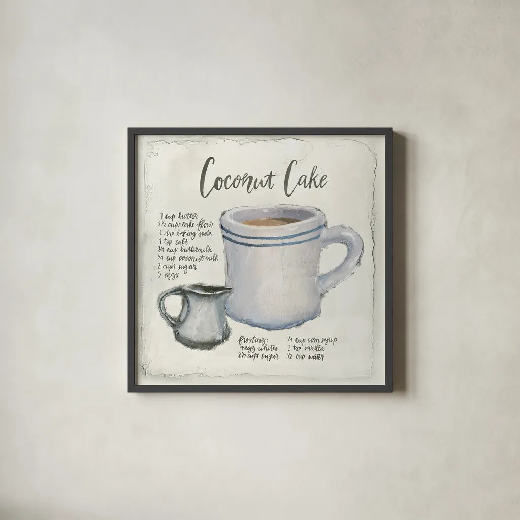 American Diner I by Emily Adams. Shown in a sleek black glass frame for a contemporary gallery look. Available as an archival giclee rolled canvas, fine art paper, or poster print. SKU 28079a.