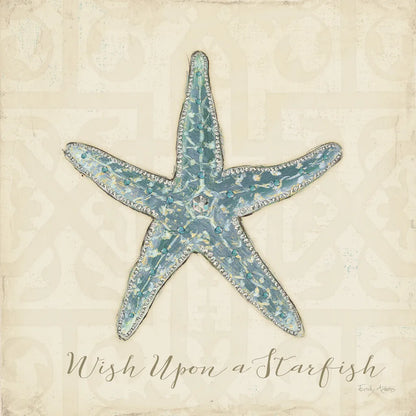 Beach Treasures II Christmas by Emily Adams. SKU 44923a. Archival Giclee Fine art print for wall decor.