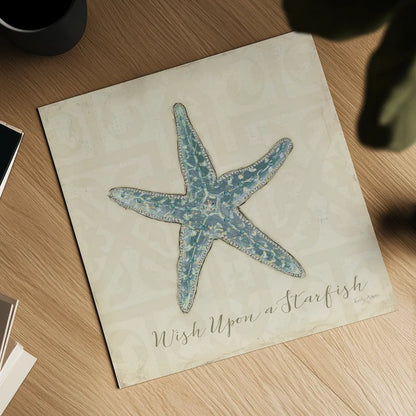 Beach Treasures II Christmas by Emily Adams. Shown as a detailed flat fine art print, highlighting archival giclee quality. Available as an archival giclee rolled canvas, fine art paper, or poster print. SKU 44923a.