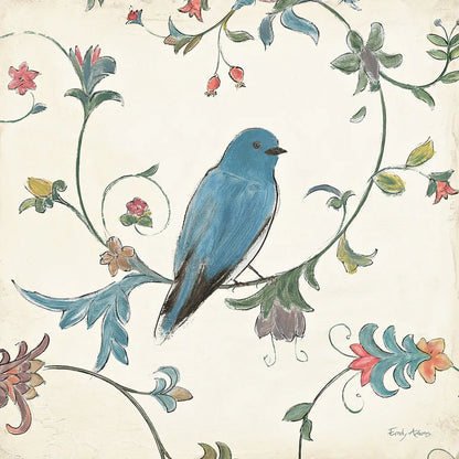 Birds Gem I by Emily Adams. SKU 14122a. Archival Giclee Fine art print for wall decor.