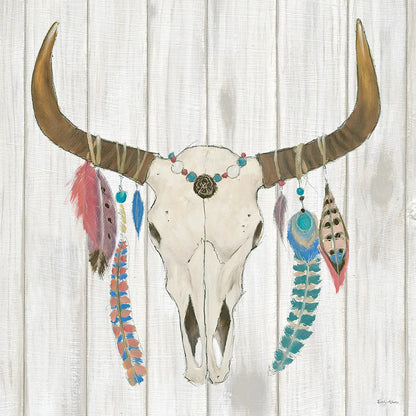 Bohemian Rising I no Border by Emily Adams. SKU 22975a. Archival Giclee Fine art print for wall decor.