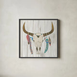 Bohemian Rising I no Border by Emily Adams. Shown in a sleek black glass frame for a contemporary gallery look. Available as an archival giclee rolled canvas, fine art paper, or poster print. SKU 22975a.