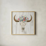 Bohemian Rising II no Border by Emily Adams. Shown in a natural wood glass frame for a timeless modern aesthetic. Available as an archival giclee rolled canvas, fine art paper, or poster print. SKU 22976a.
