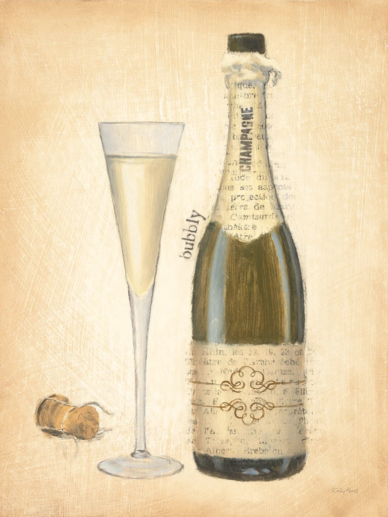 Bubbly Champagne by Emily Adams
