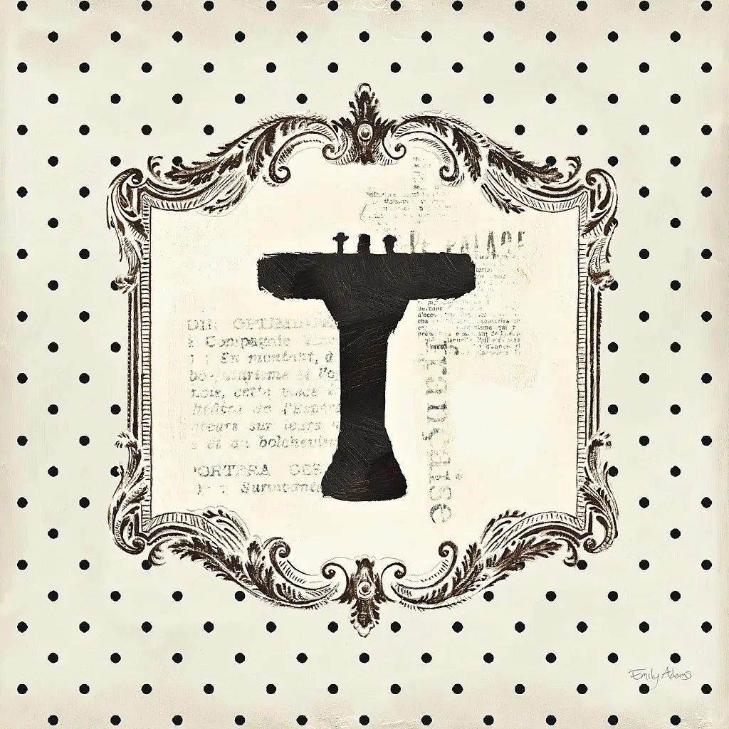 Cartouche Sink by Emily Adams. SKU 11966a. Archival Giclee Fine art print for wall decor.